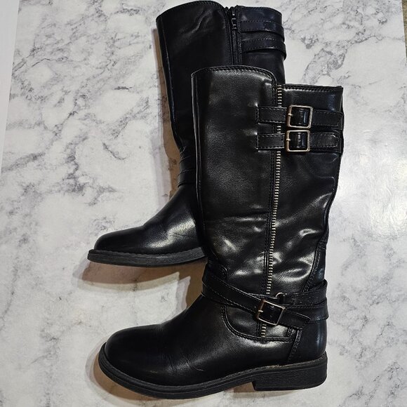 DREAM PAIRS Girls Knee High Fashion Riding Boots for Toddler/Little Kid/Big Kid - Picture 4 of 5